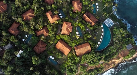 Resort pool area